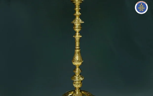 Pure Brass Special Nagas Kuthuvilaku - 5 Feet - Image 4