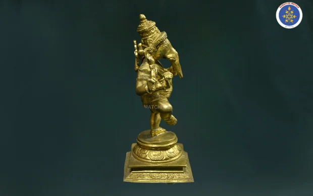 Brass Antique Vinayaka - Image 3