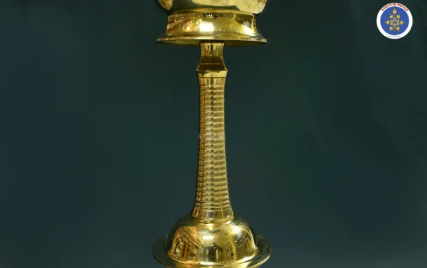 Brass Pamba Vilakku Kerala Style - Image 5