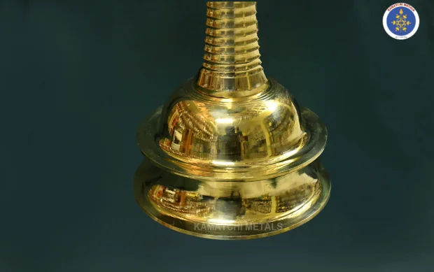 Brass Pamba Vilakku Kerala Style - Image 4