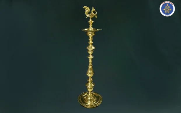 Pure Brass Special Nagas Kuthuvilaku - 5 Feet - Image 6